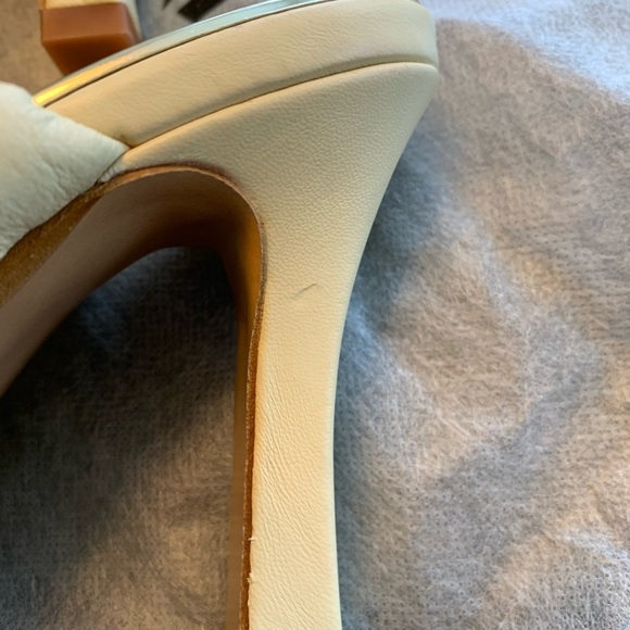 ZARA BNWT Padded Woven Leather Mule Sandals Size US 8 - Picture 7 of 7